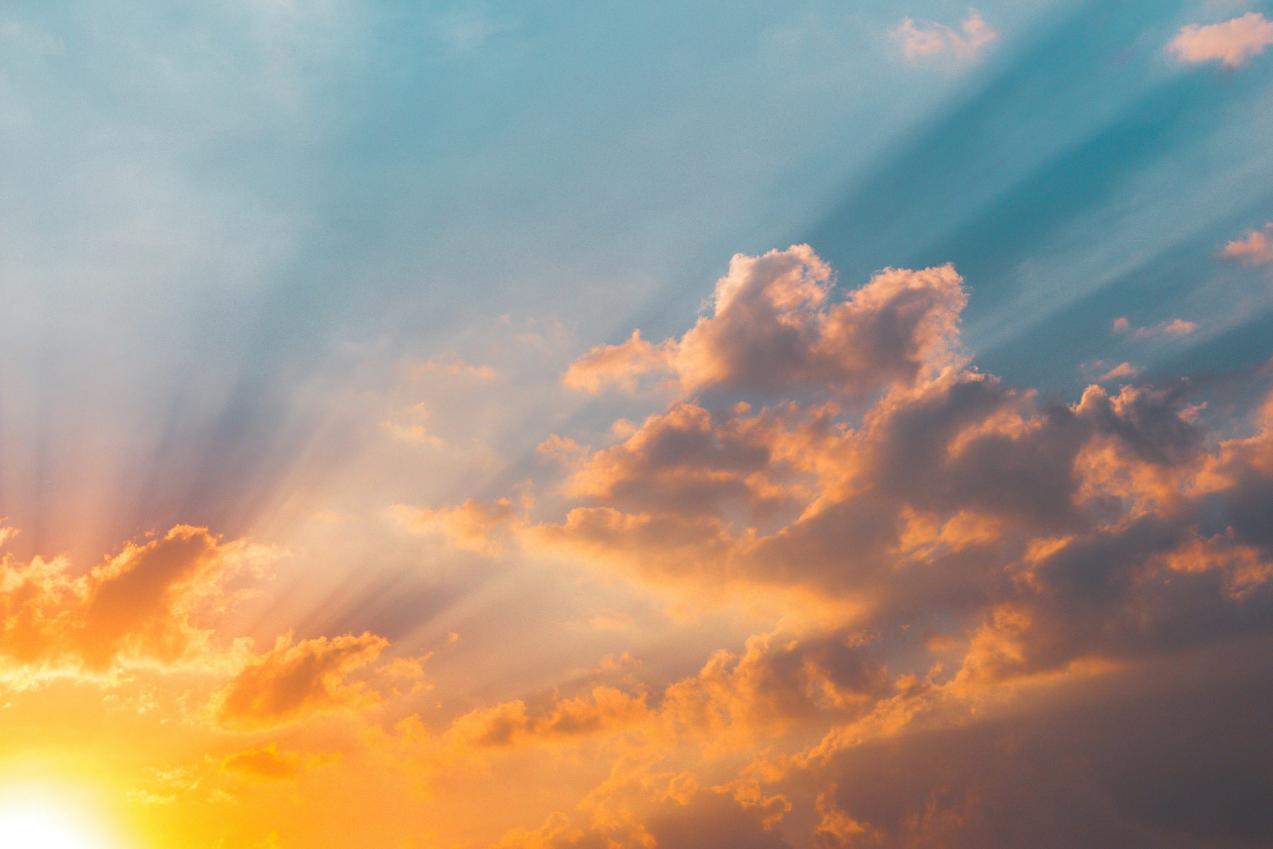 Sunshine amid clouds by Diego Ph